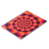 Multicolored psychedelische achtergrond, funky vor notitieboek (Linkerzijde)