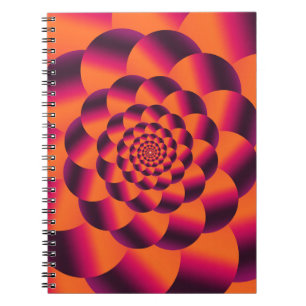 Multicolored psychedelische achtergrond, funky vor notitieboek