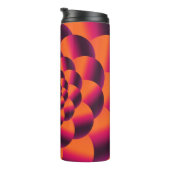 Multicolored psychedelische achtergrond, funky vor thermosbeker (Geroteerd rechts)