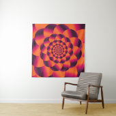 Multicolored psychedelische achtergrond, funky vor wandkleed (In Situ (horizontaal))