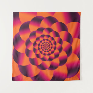 Multicolored psychedelische achtergrond, funky vor wandkleed