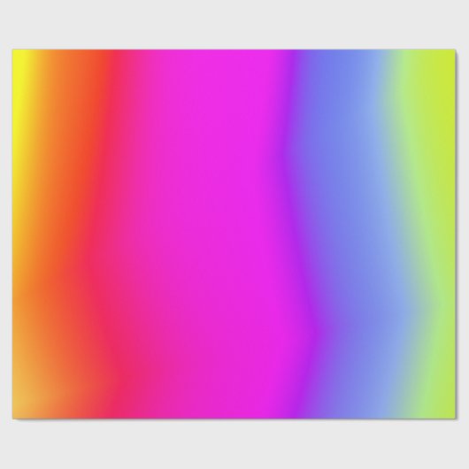 Multicolored regenboogachtige patronen cadeaupapier (Vlak)