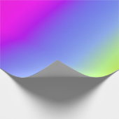 Multicolored regenboogachtige patronen cadeaupapier (Hoek)