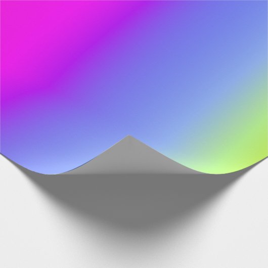Multicolored regenboogachtige patronen cadeaupapier (Hoek)