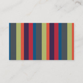 Multicolored regenboogstripes door Geinspireerde Visitekaartje