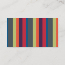 Multicolored regenboogstripes door Geinspireerde Visitekaartje