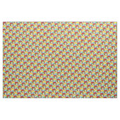 Multicolored Retro Boomerang Pattern Stof (Yard (91,4 cm))
