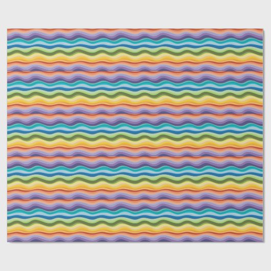 Multicolored rimpelpatroon 2 cadeaupapier (Vlak)