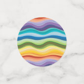 Multicolored rimpelpatroon 2 confetti (Kleine voorkant)