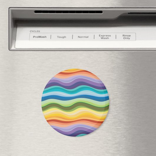 Multicolored rimpelpatroon 2 magneet (Insitu (Vaatwasser))