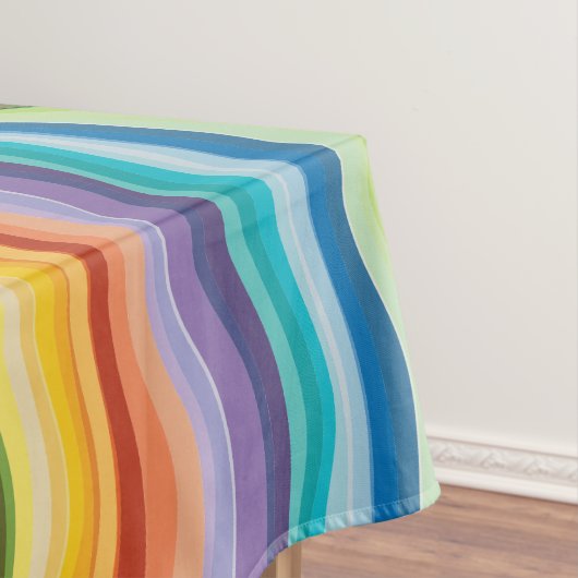 Multicolored rimpelpatroon 2 tafelkleed (Voorbeeld)