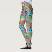 Multicolored , rustige , patchwork , patches leggings (Links)