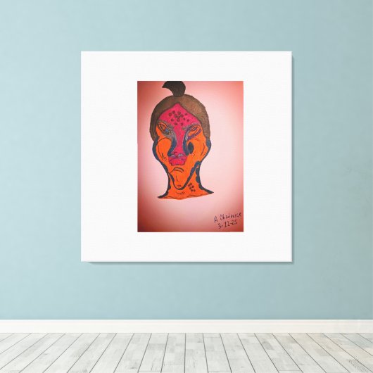 Multicolored Science Fiction Canvas Afdruk (Insitu (Houten vloer))