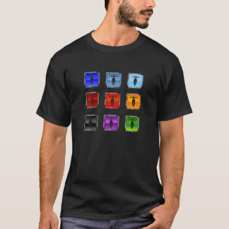 MULTICOLORED SCOOTS (DARKKLEUREN) T-SHIRT