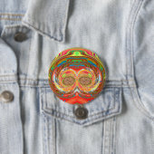 ~ Multicolored Shades Ronde Button 7,6 Cm (In situ)