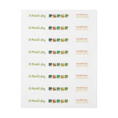 Multicolored Shamrock, St Patrick's Day (Vel)