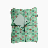 Multicolored snowflake pattern – winter christmas cadeaupapier