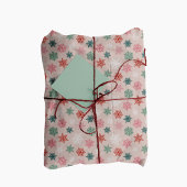 Multicolored snowflake pattern – winter christmas cadeaupapier