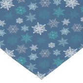 Multicolored snowflake pattern – winter christmas korte tafelloper (Hoek)