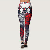 Multicolored Splatter Mode Statement Leggings (Achterkant)
