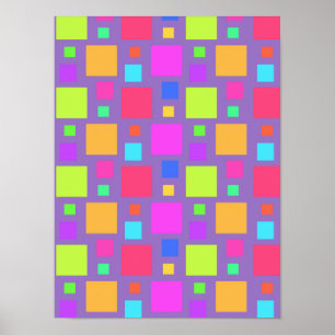 Multicolored Squares 2011 Poster