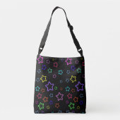 Multicolored Starry Night Crossbody Tas (Achterkant)