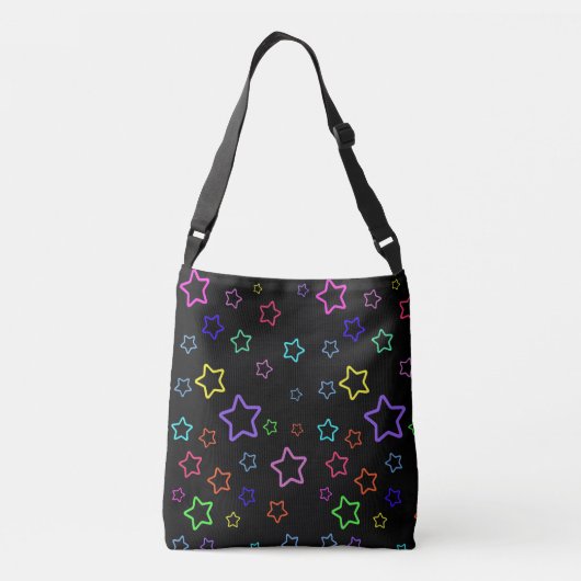Multicolored Starry Night Crossbody Tas (Achterkant)