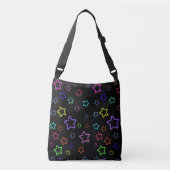 Multicolored Starry Night Crossbody Tas (Voorkant)