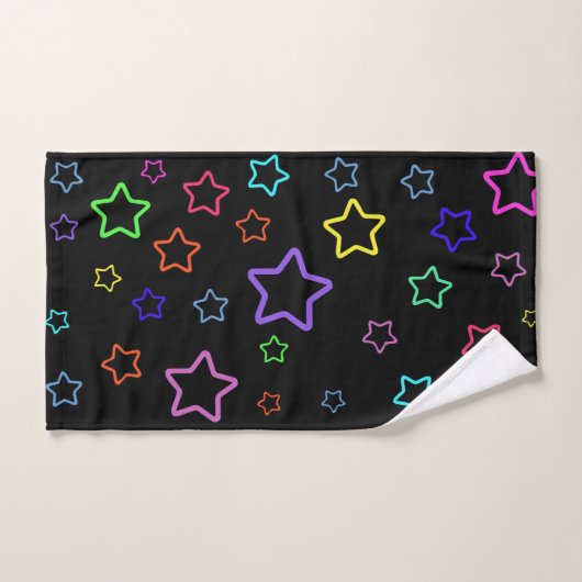 Multicolored Starry Night Handdoek (Handdoek)