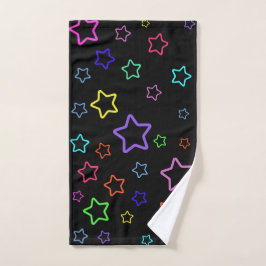 Multicolored Starry Night Handdoek
