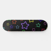 Multicolored Starry Night Persoonlijk Skateboard (Horizontaal)