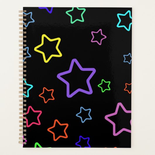 Multicolored Starry Night Planner (Voorkant)