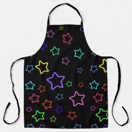 Multicolored Starry Night Schort