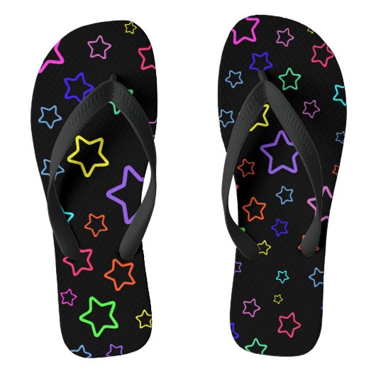 Multicolored Starry Night Teenslippers (Voetbed)