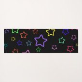 Multicolored Starry Night Yogamat (Achterkant (horizontaal))