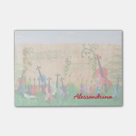 Multicolored Sterkte de Naam van de Douane van Ins Post-it® Notes