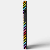 Multicolored striped Case-Mate iPhone case (Achterkant / Links)