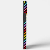 Multicolored striped Case-Mate iPhone case (Achterkant / Rechts)