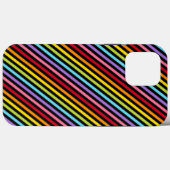 Multicolored striped Case-Mate iPhone case (Achterkant (horizontaal))