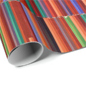 Multicolored striped illustration cadeaupapier (Rol Hoek)