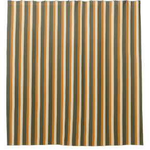 Multicolored Striped Pattern Douchegordijn
