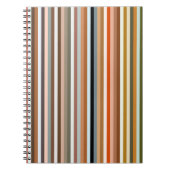 Multicolored Striped Pattern Notitieboek (Voorkant)