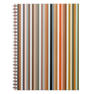 Multicolored Striped Pattern Notitieboek