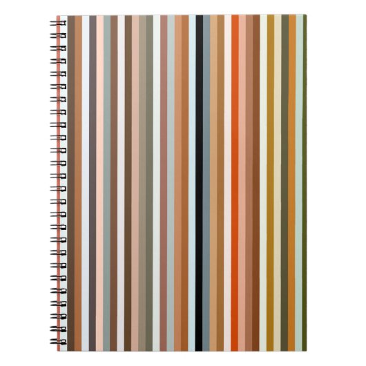 Multicolored Striped Pattern Notitieboek (Voorkant)