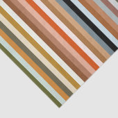 Multicolored Striped Pattern Tissuepapier (Detail)