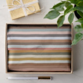 Multicolored Striped Pattern Tissuepapier (Geschenk)