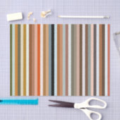 Multicolored Striped Pattern Tissuepapier (Craft)