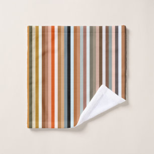 Multicolored Striped Pattern Washandje