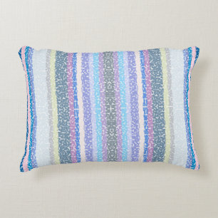 Multicolored Stripes Accent Kussen