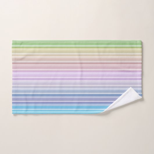 Multicolored Stripes Bad Handdoek (Handdoek)